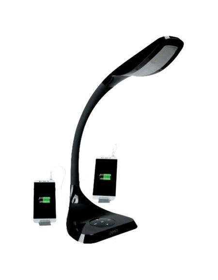 MEDIACOM M-LAMBT10B LAMPADA LED DA TAVOLO CON CHARGER …